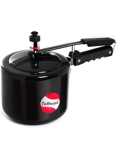 Tuffware 8910000000000 Hard Anodized Pressure Cooker Inner Lid, 5 Litre - Black
