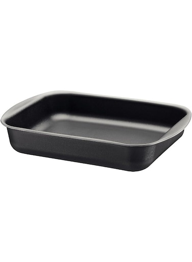 Tramontina Brasil 40cm 7.2L Black Aluminum Deep Roasting Pan with Interior and Exterior Starflon Max PFOA Free Nonstick Coating Black 20cm