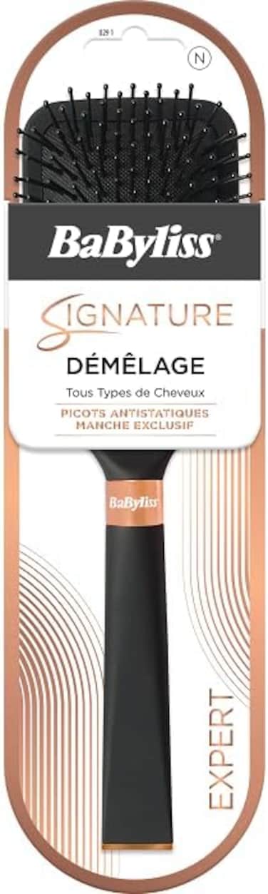 Babyliss Signature Paddle Hair Brush, Soft Bristle, Reduse Hair Breakage, Unisex, Pack Of 1