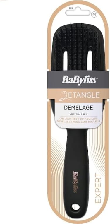 Babyliss Detangle Thick Hair Hair Brush, Soft Bristle, Reduse Hair Breakage, Unisex, Pack Of 1