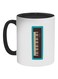 Musical Instrument - Piano Printed Coffee Mug White/Black/Blue 325ml