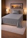 2&acirc;&euro;&lsquo;Piece Striped Microfiber Flat Bed Sheet Set Single 160x220cm &acirc;&euro;&ldquo; Soft Breathable Flat Sheet with 1 Pillowcase 50x70cm, Grey Microfiber Grey 160x220cm