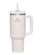 Quencher H2.0 FlowState Stainless Steel Vacuum Insulated Tumbler with Lid and Straw for Water, Iced Tea or Coffee, Smoothie and More, Rose Quartz, 40 oz Stainless Steel 32x15x 10cm