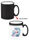 Color Changing Heat Sensitive Ceramic Mug, Image Revealed When HOT Liquid is Added! Catch a wave