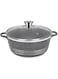 Dessini Non-Stick Cooking Pot Grey 32cm