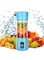 MAGA ZONE Portable Blender for Smoothies - USB Rechargeable Personal Mini Shakes Juicer 380ml Cordless Shaker Bottle (Blue)