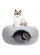 MAIYIDACK Cat tunnel Cat nest Round felt pet nest