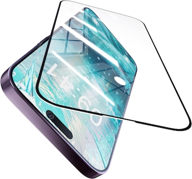 Designed for For Iphone 17 Pro Max Screen Protector, Tempered Glass [Full Adhesive][Full Coverage] [Bubble-Free] [Anti Scratch] HD Clear High Responsive for Iphone 17 Pro Max
