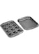 Prestige Aluminum Bakeware Set of 2-Piece, Gray