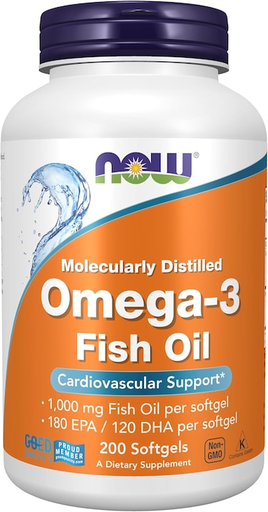 Now Foods Omega-3, Cardiovascular Support, 200 Soft Gels