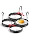 Stainless Steel Egg Rings - Pack of 4 for Perfectly Fried Eggs and Omelets