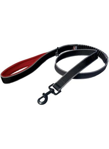 Kurgo Dog Bungee Leash, Spring Back Leash 76.02 cm - Black