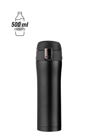 Water Bottle Black 6.2x23cm