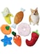 LIENJAER Dog Toys, Puppy Toys, Cute Doy Chew Toy for Medium and Small Dogs, Soft Plush Pet Toys with Squeakers (7 Pack)