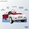 Classic BMW 507 Roadster Electric Ride-On Car for Kids - White