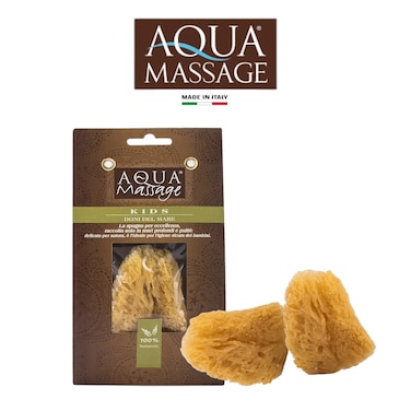 Aqua Massage Kids Doni Del Mare Bathing Sponge &ndash; Natural, Hypoallergenic &amp; Gentle