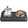 Double Burner Electric Cooktop, 2000W Portable Countertop Stove with Adjustable Temperature Control

