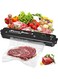 KG K&amp;G Vacuum Sealer Machine,Food Vacuum Sealer Machines,Vacuum Packing Machine,Heat Sealer,Food Vacuum Sealer,Black Food Vacuum Sealing Machine, Equipped with 10 Sealed Bags for Food Preservation