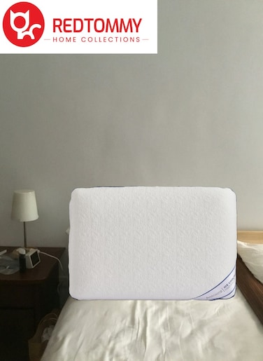 Cooling Ergonomic Memory Foam Pillow with Cooling Technology - 60x40x13cm