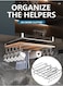 Bold and Thickened Under Cabinet Cutting Board Metal Holder Organizer, Stainless Steel Polished Under Shelf Counter Chopping Board Rack Storage for Cabinet Door