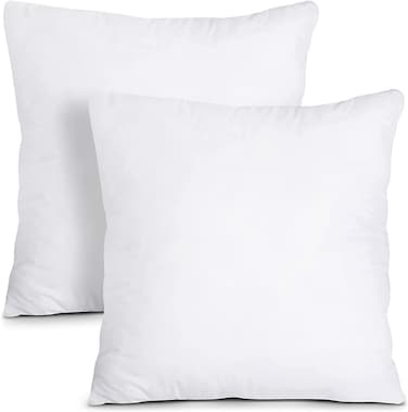 Cushion Filler Microfiber outer fabric, 4.50 grams with hollow fiber filling, Size: 50 x 50, White