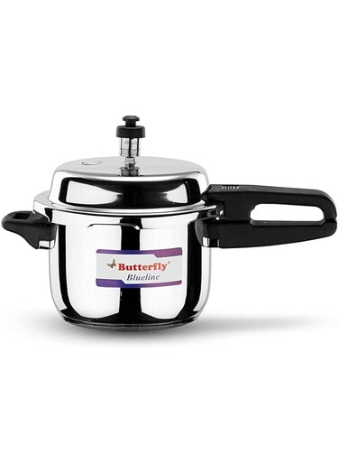 Butterfly bl-3l blue line stainless steel pressure cooker, 3-liter