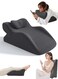 Back Pillow Wedge Bed Rest Pillow Leg Positioner Pillows for bed Sitting Up Adult Memory Foam Pillow Back Support Reading Pillow for Beds Sofas Sleeping Back and Leg Pain Relief Acid Reflux Anti Snoring