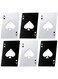 Poker Card Bottle Openers, 6Pcs Stainless Steel Can Openers Beer Opener Ace Card Bottle Cap Openers Poker Cap Openers, for Wedding Birthday Party Bridal Shower Table Tools Supplies, Good Gift For Him