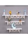 LINGWEI Wall Shelf, Wall Floating Shelves Set of 3pcs Wall Storage Rack Decorative Wall Display Shelf For Bedroom Living room Bathroom Wooden Floating Shelf