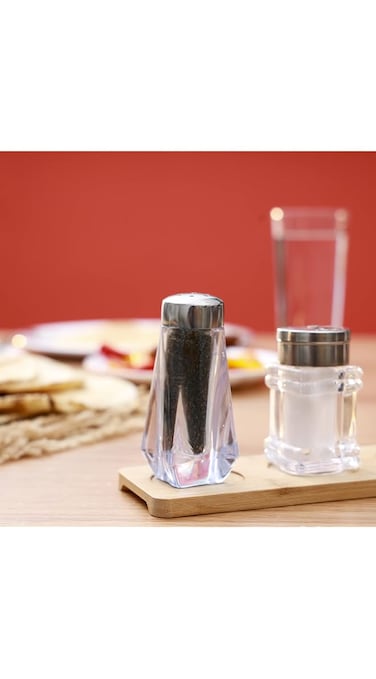 Delcasa Dc1954 Pepper Shaker - Salt &amp; Pepper Shaker With Removable Lid   Beautiful Design With Comfortable Hold   Ideal To Store Salt, Spices, Pepper For Easy &amp; Quick Shake
