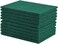 Heavy Duty Scouring Pads, 10 Pack, Green, Reusable Dishwashing Pads for Kitchen, Bathroom, Dishes, Grills