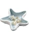 Linfye Starfish Jewelry Dish Tray Ceramic Jewelry Holder Ring Dish Trinket Tray Ceramics Tray Jewelry Dish Ocean Style Trinket Tray Dish Holder Earrings Candy Storage Holder Table Decoration Supplies