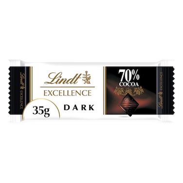 Lindt Excellence 70% Cocoa Dark Chocolate, 35g