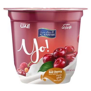 Al Rawabi Yo Cherry Yoghurt, 130g