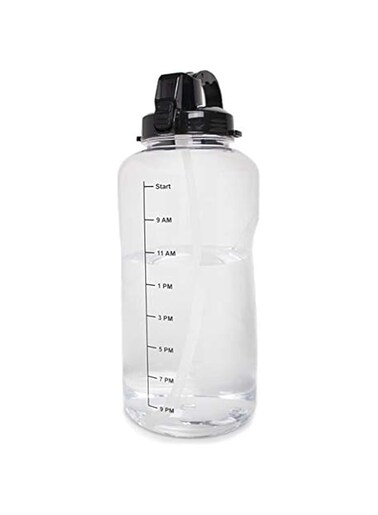 Tymedration 1 Gallon (128oz) Water Bottle With a Straw- Motivational Time Increments to Ensure 1 Gallon Water Intake Per Day. Time Goals to Make Sure You Stay Hydrated. BPA Water Jug