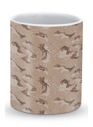 Premium Desert Storm Camo Designer Mug Brown/Grey