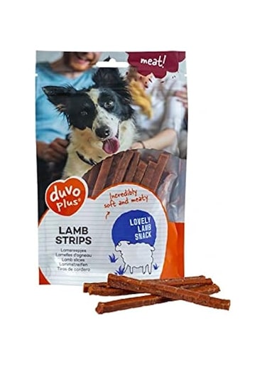 Duvo+ lamb strips dog snack 80g