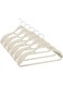 Red Dot Gift 6 Pack Ivory Wide Shoulder Velvet Hangers
