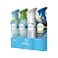 Febreze Air Freshener Variety Pack, 4 X 250g Aerosol Spray, Linen &amp; Sky, Original Gain, Fresh Lemon &amp; Ocean, Odor-Fighting Air Freshener For Home, Bathroom &amp; Office