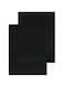 QUEENADA 2 PCS Grease Filter - Cooker Hood Grease Filter Strong Absorption Universal Cut to Size-Extractor Hood Filters, for Kitchen Extractor Fan Vent And All Cooker Hoods(Black)