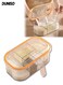 5 Compartment Condiment Pots Set, Transparent Seasoning Box with Lids, Convenient and Neat Storage Solution for Your Kitchen