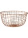 Pure Copper Wire Bowl. Rose Gold Suitable For Fruit Storage, Decorative Accessory