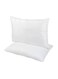 Canvas Dream Pillow Set Of Two Sleeping Pillow wood White 70 x 30 x 48cm