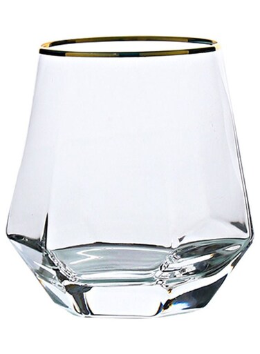 Creative Hexagonal Diamond Glass Clear 9.2x9.3x6.6cm