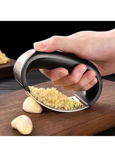 > Garlic Presses 3 in 1 Stainless Steel Ginger > Crusher and Peeler > Kitchen Tool Set > Time Saver Product > Easy to Use &amp; Cleaning > Chopper with Ergonomic Handle <