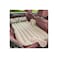 Inflatable Car Travel Bed &ndash; SUV Air Mattress w/ Pump, Flocking Pad for Camping &amp; Backseat Use
