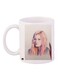 Lady Printed Coffee Mug White/Beige/Pink 11ounce