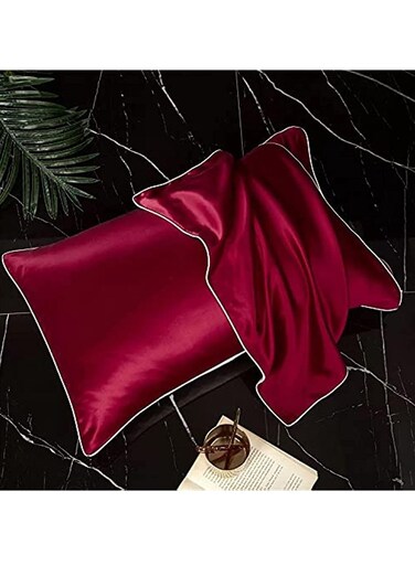 Silk Pillowcase Premium Cotton Pillow Case Breathable &amp; Durable