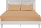 Zen Premium Quality TC 250 Cotton Rich Fitted Sheet Set - King Size, Beige/Sand