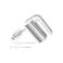 CX-6651W Hand Mixer Electric, Handmixer 800W Electric Whisk 5 Speed with Turbo Handheld Mixer